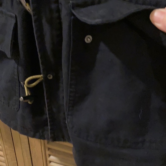 Black heavy canvas coat - Picture 6 of 11